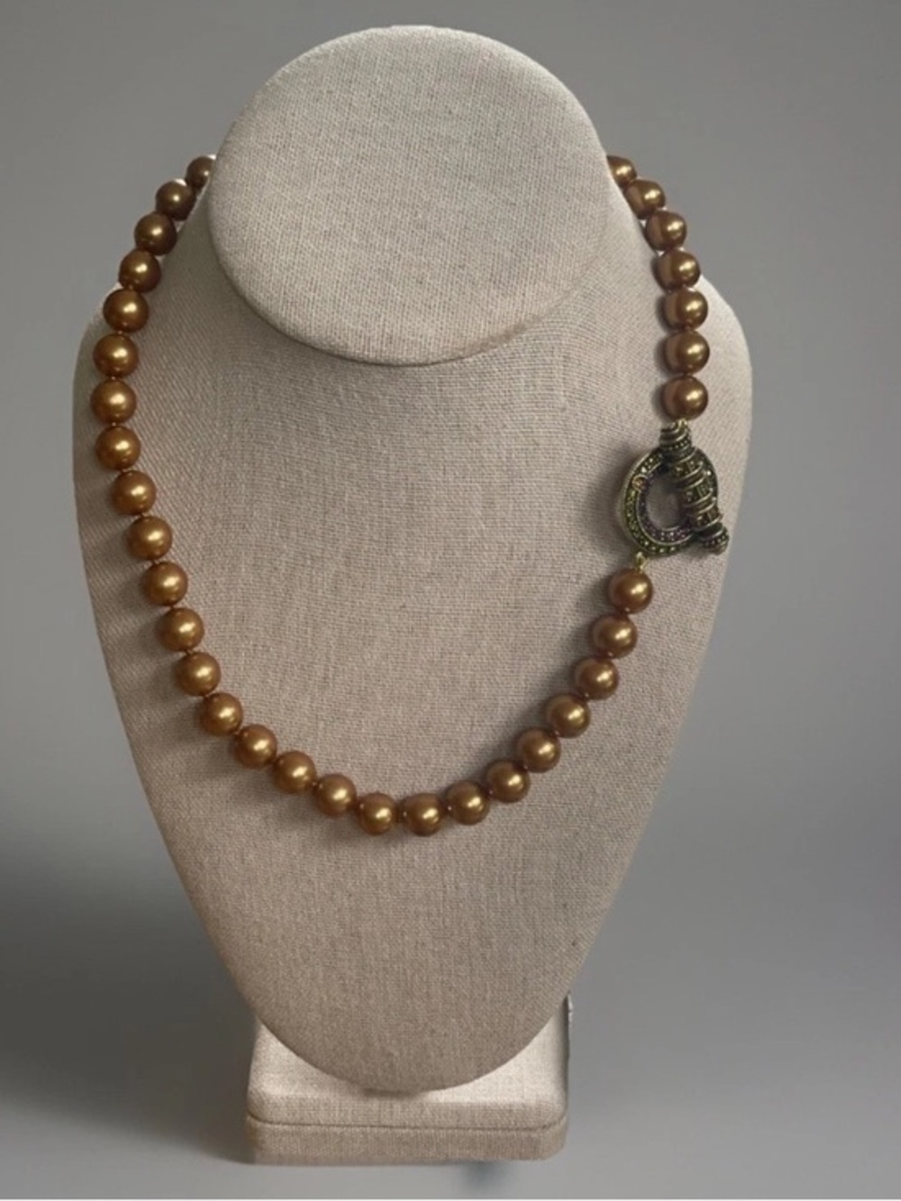 Heidi Daus Crystal Beaded Toggle Necklace NIB